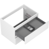 Mexen Orio bathroom cabinet under sink 70 cm, 2 drawers, white matte - 91A10-07047-2-BFF01