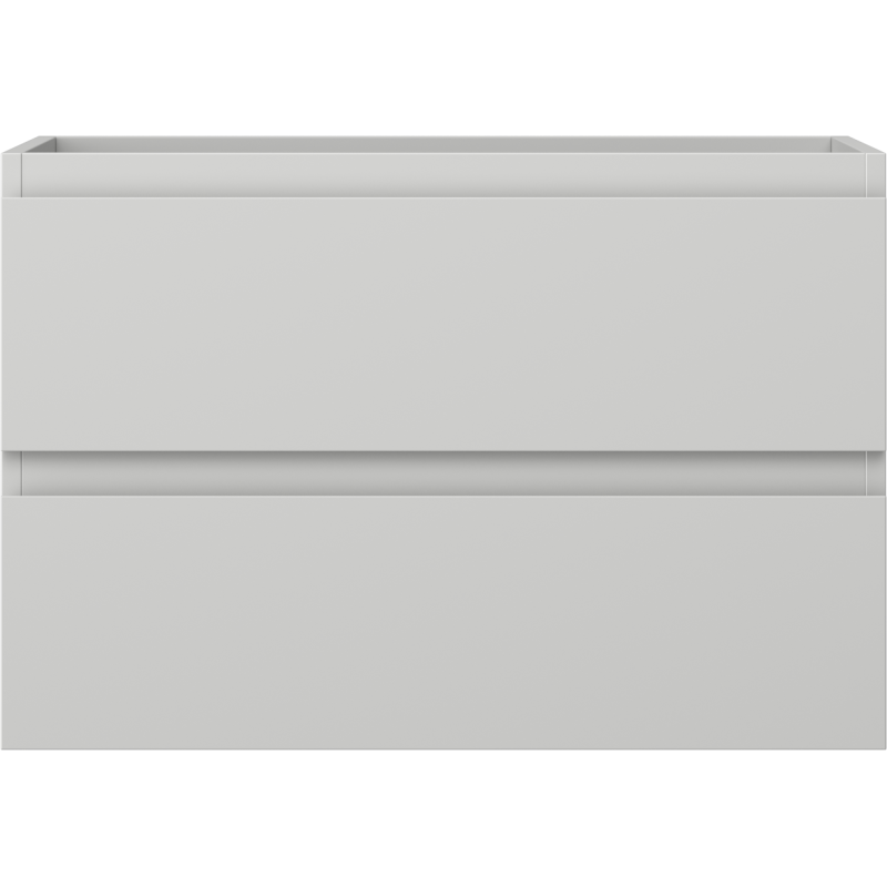 Mexen Orio bathroom cabinet for washbasin 70 cm, 2 drawers, grey matt - 91A10-07047-2-BFF62