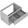 Mexen Orio bathroom cabinet under-sink 70 cm, 2 drawers, gray matte - 91A10-07047-2-BFF62