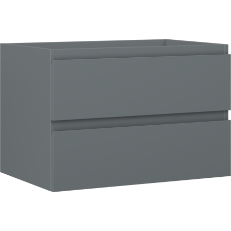 Mexen Orio Bathroom Cabinet Under Sink 70 cm, 2 Drawers, Matte Graphite - 91A10-07047-2-BFF66