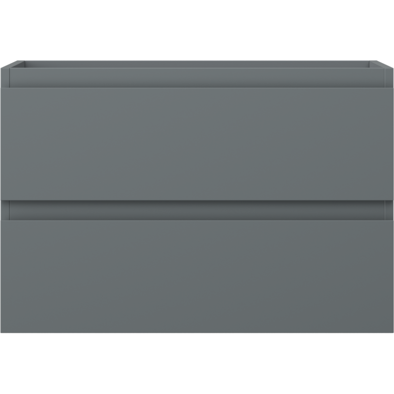 Mexen Orio bathroom cabinet under sink 70 cm, 2 drawers, matte graphite - 91A10-07047-2-BFF66