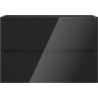 Mexen Orio bathroom cabinet for washbasin 70 cm, 2 drawers, black gloss - 91A10-07047-2-BFF70