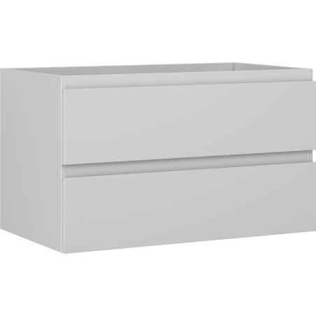 Mexen Orio bathroom cabinet under sink 80 cm, 2 drawers, grey matte - 91A10-08047-2-BFF62