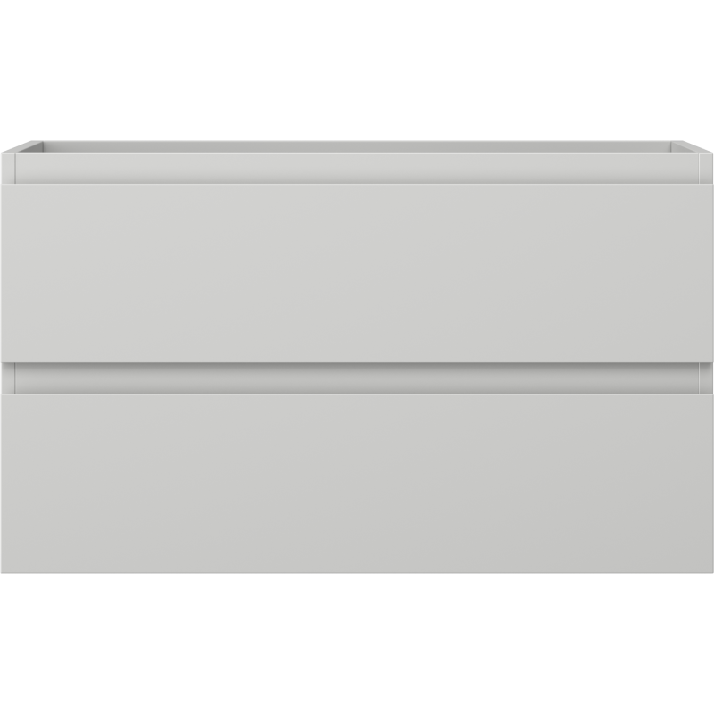 Mexen Orio bathroom cabinet under sink 80 cm, 2 drawers, grey matte - 91A10-08047-2-BFF62