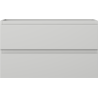 Mexen Orio bathroom cabinet under sink 80 cm, 2 drawers, matte gray - 91A10-08047-2-BFF62