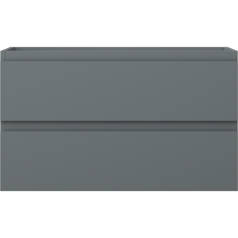 Mexen Orio 80 cm Bathroom Cabinet, 2 Drawers, Matte Graphite - 91A10-08047-2-BFF66