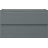 Mexen Orio 80 cm Bathroom Cabinet, 2 Drawers, Matte Graphite - 91A10-08047-2-BFF66