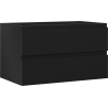 Mexen Orio bathroom cabinet under-sink 80 cm, 2 drawers, matte black - 91A10-08047-2-BFF71