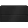 Mexen Orio bathroom cabinet under-sink 80 cm, 2 drawers, matte black - 91A10-08047-2-BFF71