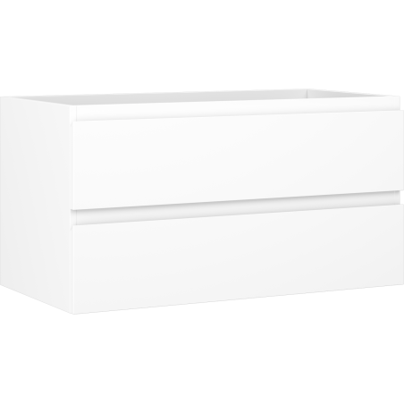 Mexen Orio bathroom cabinet under washbasin 90 cm, 2 drawers, white matte - 91A10-09047-2-BFF01