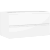 Mexen Orio bathroom cabinet under washbasin 90 cm, 2 drawers, white matte - 91A10-09047-2-BFF01