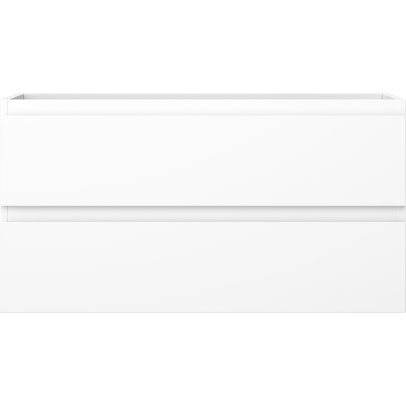 Mexen Orio bathroom cabinet under sink 90 cm, 2 drawers, matte white - 91A10-09047-2-BFF01