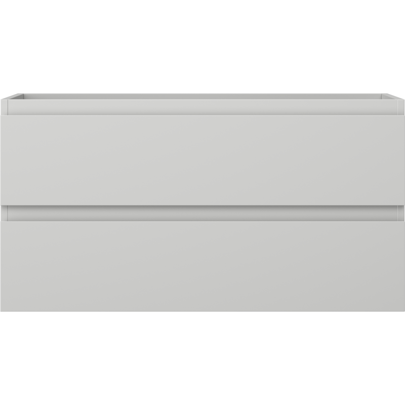 Mexen Orio bathroom cabinet under washbasin 90 cm, 2 drawers, matte grey - 91A10-09047-2-BFF62