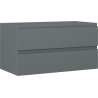 Mexen Orio bathroom cabinet under-sink 90 cm, 2 drawers, matte graphite - 91A10-09047-2-BFF66