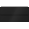 Mexen Orio bathroom cabinet under sink 90 cm, 2 drawers, matte black - 91A10-09047-2-BFF71