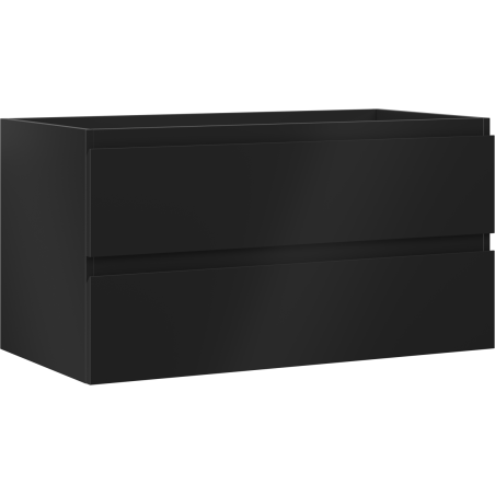 Mexen Orio bathroom cabinet under sink 90 cm, 2 drawers, matte black - 91A10-09047-2-BFF71