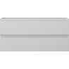 Mexen Orio bathroom cabinet under sink 100 cm, 2 drawers, matte gray - 91A10-10047-2-BFF62