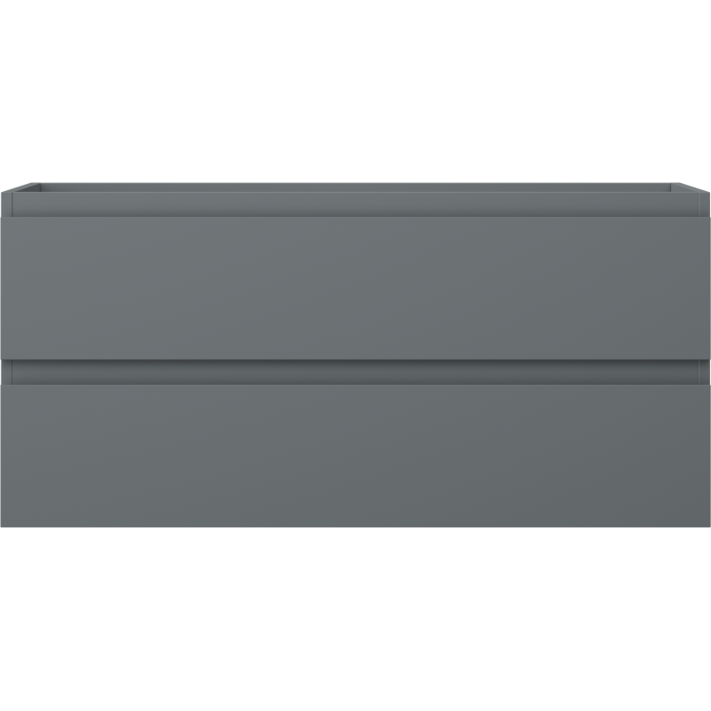 Mexen Orio bathroom cabinet under-sink 100 cm, 2 drawers, matte graphite - 91A10-10047-2-BFF66