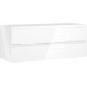 Mexen Orio bathroom cabinet under sink 120 cm, 2 drawers, white gloss - 91A10-12047-2-BFF00
