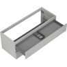 Mexen Orio bathroom cabinet for washbasin 120 cm, 2 drawers, matte gray - 91A10-12047-2-BFF62
