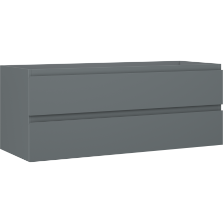 Mexen Orio bathroom cabinet for washbasin 120 cm, 2 drawers, matte graphite - 91A10-12047-2-BFF66