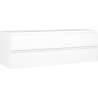 Mexen Orio bathroom cabinet under sink 140 cm, 2 drawers, matte white - 91A10-14047-2-BFF01
