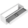 Mexen Orio bathroom cabinet under sink 140 cm, 2 drawers, matte white - 91A10-14047-2-BFF01