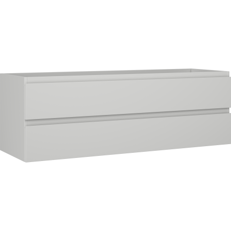 Mexen Orio bathroom vanity cabinet 140 cm, 2 drawers, matte gray - 91A10-14047-2-BFF62