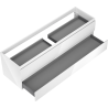 Mexen Orio bathroom vanity cabinet 160 cm, 2 drawers, white gloss - 91A10-16047-2-BFF00