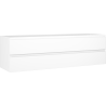 Mexen Orio bathroom vanity unit 160 cm, 2 drawers, white matte - 91A10-16047-2-BFF01