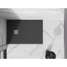 Mexen Stone+ composite rectangular shower tray 120 x 70 cm, anthracite - 44717012