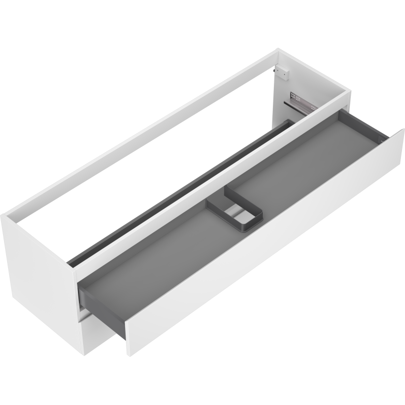 Mexen Orio bathroom vanity unit 160 cm, 2 drawers, white matte - 91A10-16047-2-BFF01