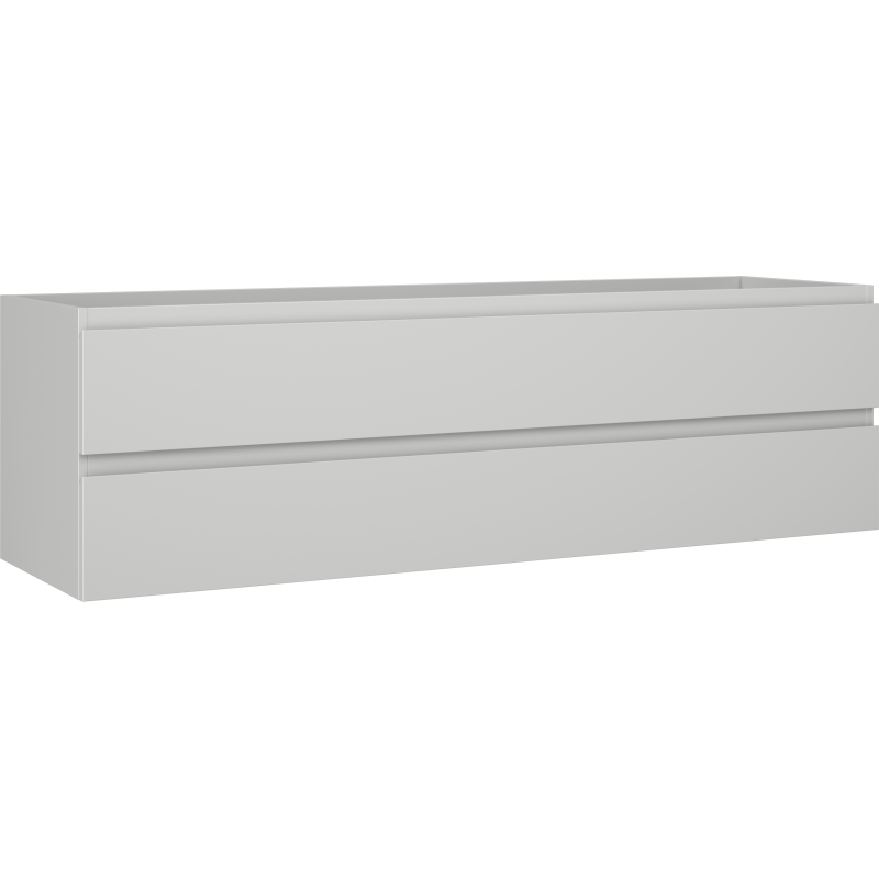 Mexen Orio bathroom cabinet for washbasin 160 cm, 2 drawers, matte grey - 91A10-16047-2-BFF62