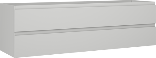 Mexen Orio bathroom cabinet for washbasin 160 cm, 2 drawers, matte grey - 91A10-16047-2-BFF62