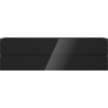 Mexen Orio bathroom cabinet under-sink 160 cm, 2 drawers, black gloss - 91A10-16047-2-BFF70