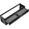 Mexen Orio bathroom cabinet under-sink 160 cm, 2 drawers, black gloss - 91A10-16047-2-BFF70