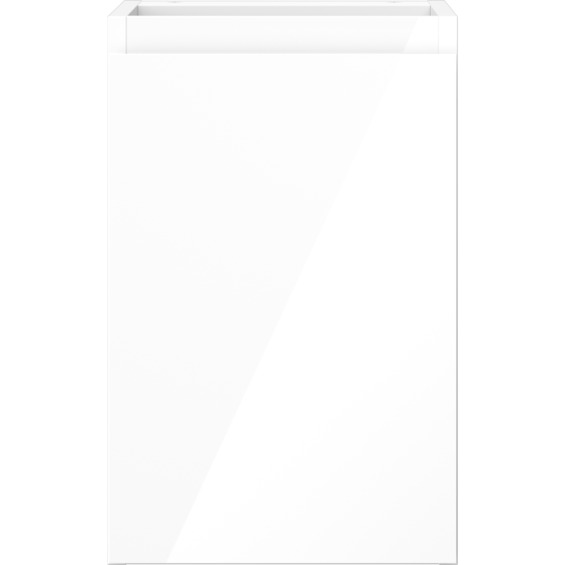 Mexen Orio bathroom cabinet for washbasin 30 cm, 1 door, white gloss - 91A11-03047-1-BF00