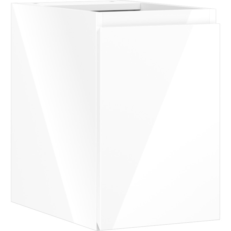 Mexen Orio 30 cm under-basin bathroom cabinet, 1 door, glossy white - 91A11-03047-1-BF00