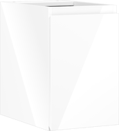 Mexen Orio 30 cm under-basin bathroom cabinet, 1 door, glossy white - 91A11-03047-1-BF00