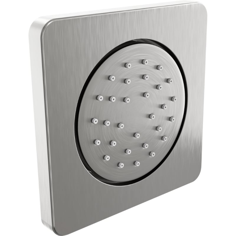 Mexen wall-mounted side nozzle, brushed gun gray - 79366-66