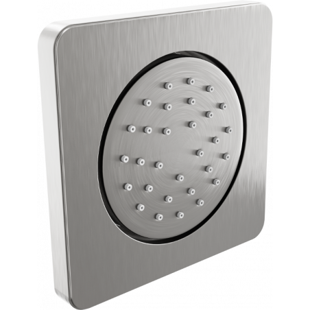 Mexen wall-mounted side nozzle, brushed gun gray - 79366-66