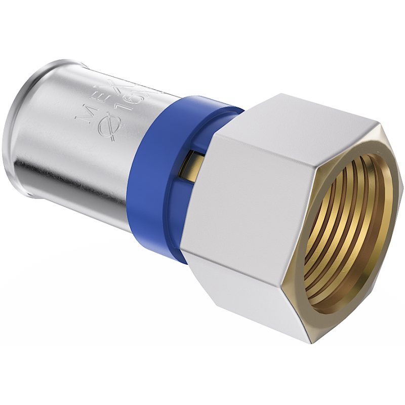 Mexen PEX-P compression fitting, press-fit PEX reducer 20 x 1/2 GW - W97122-2012F-00