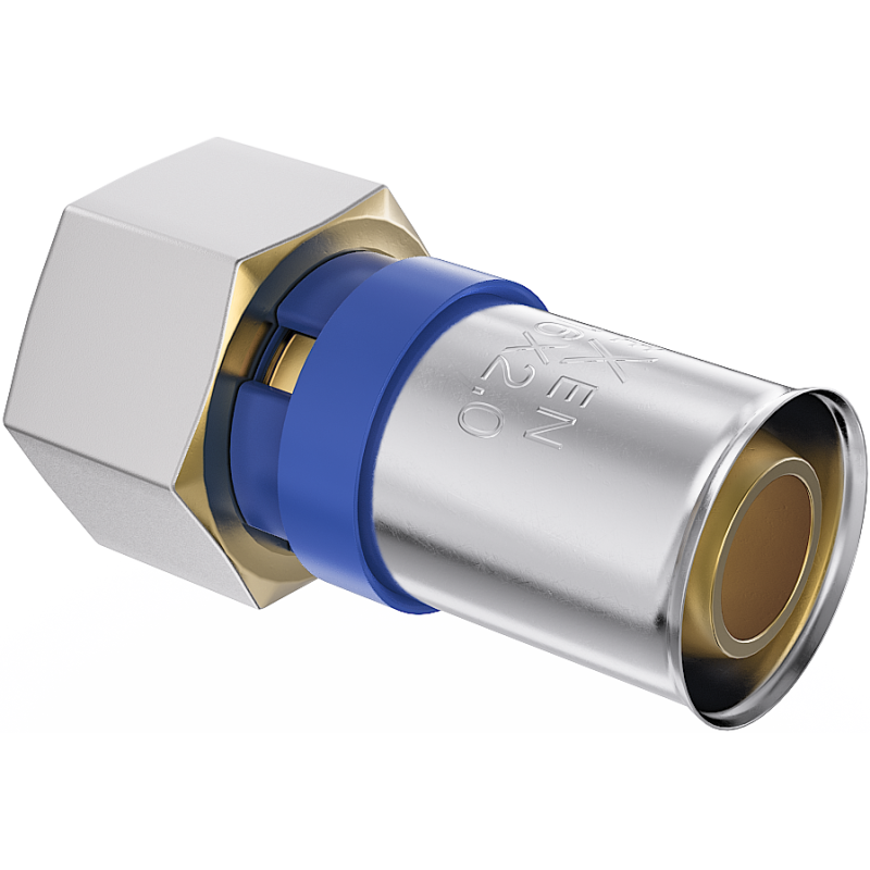 Mexen PEX-P compression fitting, crimp PEX reduction 20 x 1/2 IG - W97122-2012F-00