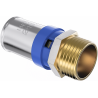 Mexen PEX-P crimp fitting, PEX press reduction 16 x 3/4 M - W97123-1634M-00