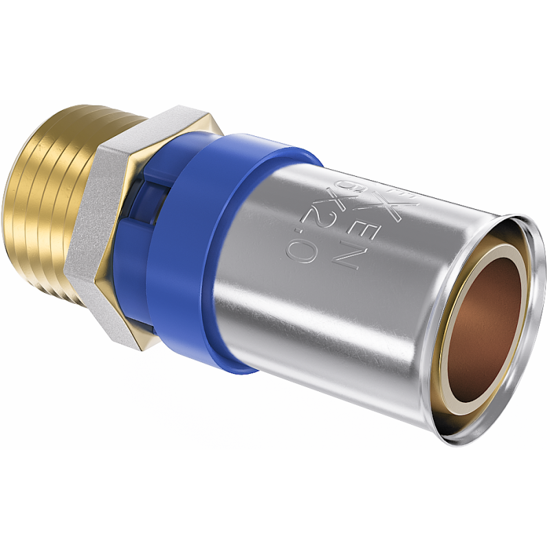 Mexen PEX-P clamp fitting, crimped PEX reduction 20 x 3/4 GZ - W97123-2034M-00