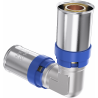 Mexen PEX-P press-fit reducing elbow, crimp, PEX 20 x 16 - W97125-2016-00
