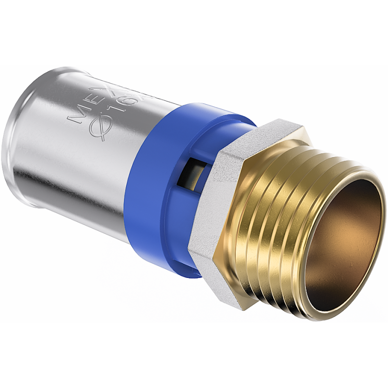 Mexen PEX-P compression fitting, crimped PEX reduction 32 x 1 M - W97123-3210M-00