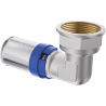 Mexen PEX-P Press Fitting Elbow, PEX 16 x 3/4 Female Thread - W97126-1634F-00