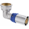Mexen PEX-P compressive elbow, press-fitted PEX 20 x 3/4 GF - W97126-2034F-00