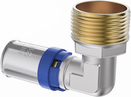 Mexen PEX-P compression elbow, press-fitted PEX 16 x 1/2 M - W97127-1612M-00